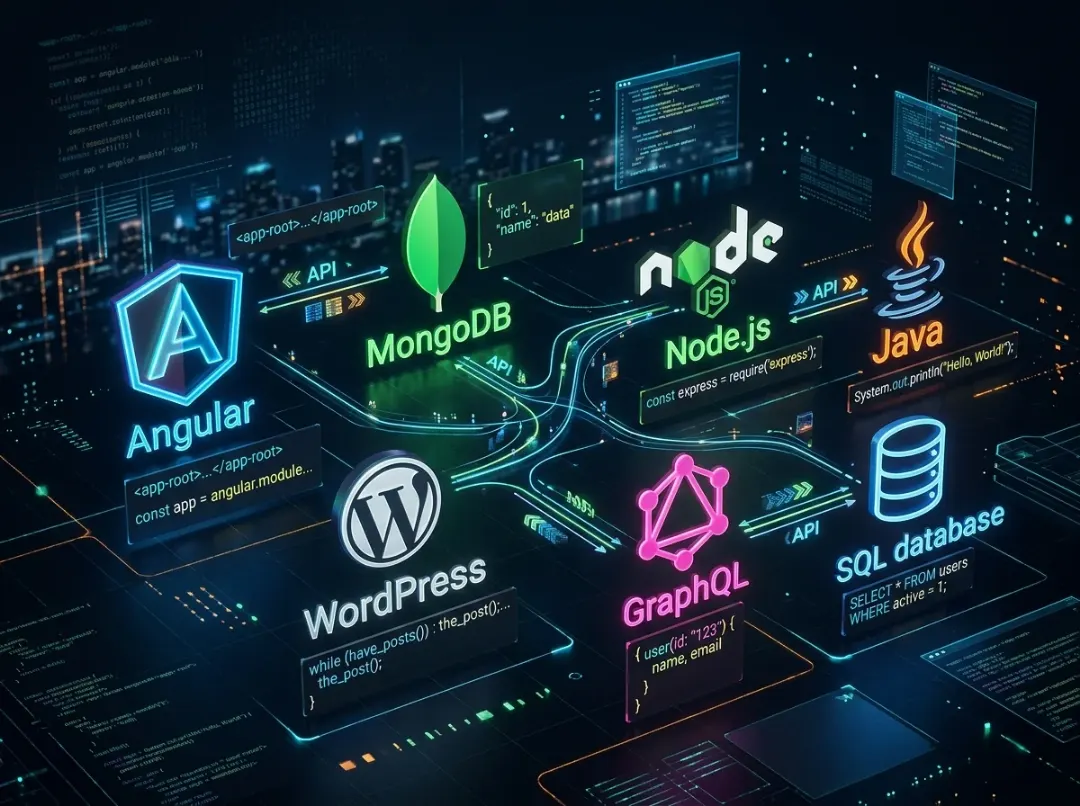 Digitech Scouts Web Design Tech Stack